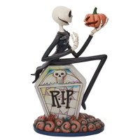 Disney Traditions Jack on Gravestone Figurine