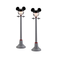 Disney Village Mickey Street Lights Village Accessory